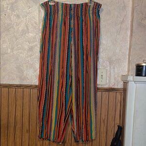 Multi color boho happy SHEIN curve pants (3XL)